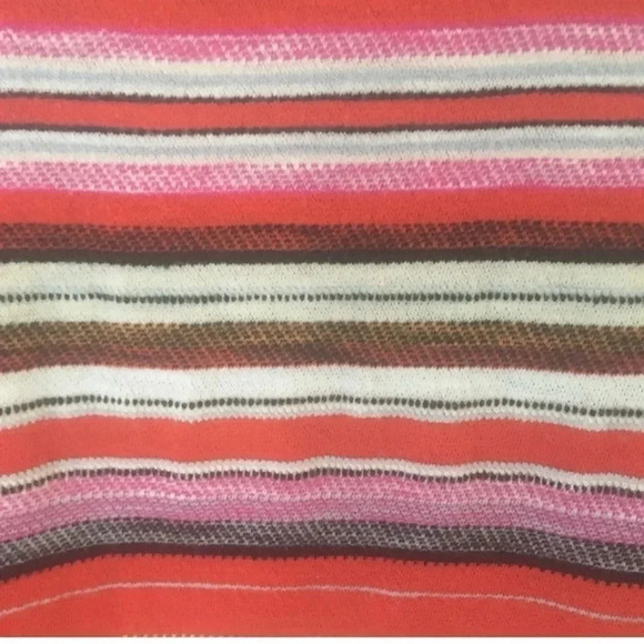 J. Jill Red Striped Sleeveless Tunic Top size small - Picture 6 of 8